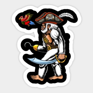 Yeti pirate Sticker